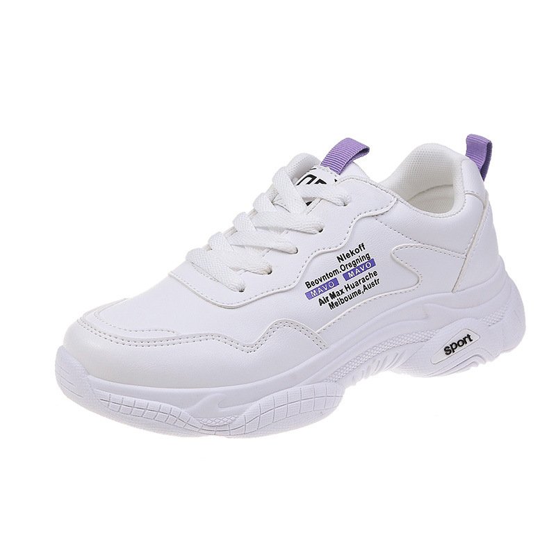 2021 spring new student casual running shoes women breathable white shoes women flat sneakers women