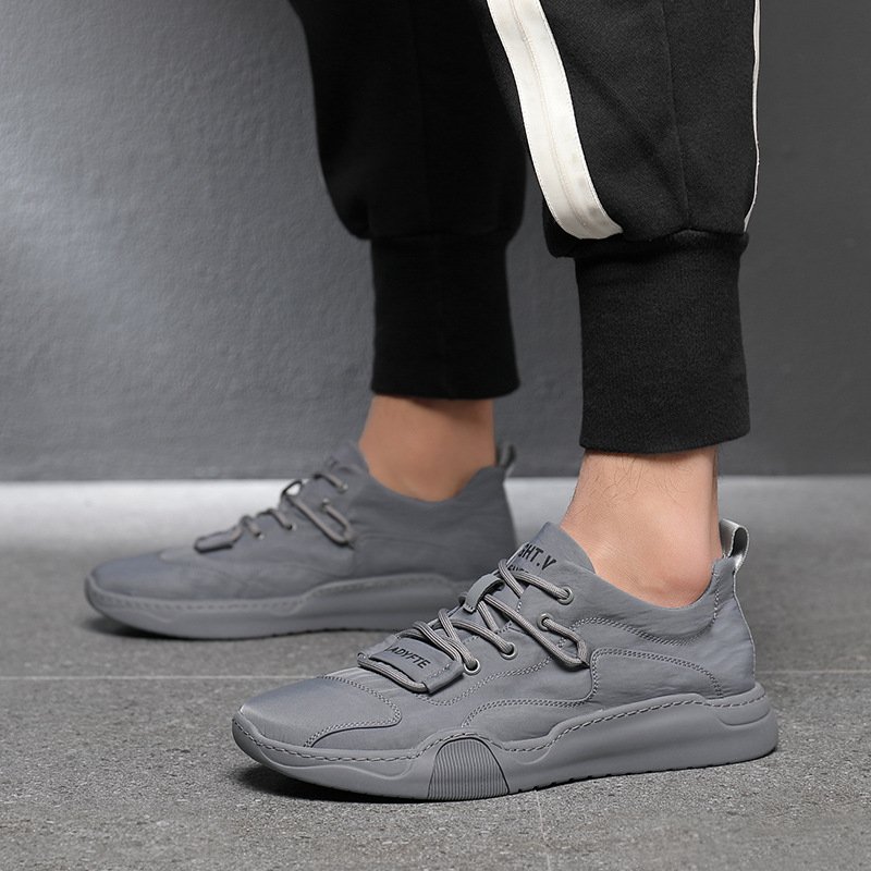 Ice silk cloth men's shoes same style 2021 summer new breathable trendy shoes casual shoes trend